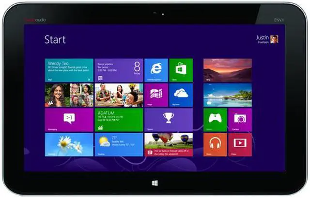 Alt view image 3 of 3 - HP ENVY x2 Intel Atom Z2760 2GB Memory 64GB SSD HDD Intel GMA Touch Screen 1366 x 768 Convertible Laptop Windows 8 11-g010nr