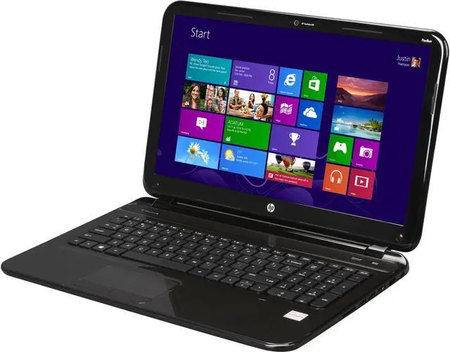 Main image of HP Laptop Pavilion A8 1.6GHz 6GB Memory 750GB HDD Integrated Graphics 15.6" Windows 8 Sleekbook 15-B119WM
