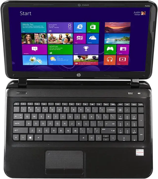 Alt view image 6 of 8 - HP Laptop Pavilion A8 1.6GHz 6GB Memory 750GB HDD Integrated Graphics 15.6" Windows 8 Sleekbook 15-B119WM