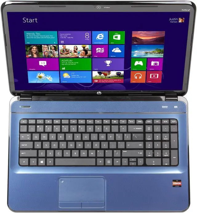 Alt view image 6 of 8 - HP Laptop AMD A6-4400M 6GB Memory 1TB HDD AMD Radeon HD 7520G 17.3" Windows 8 G7-2316NR
