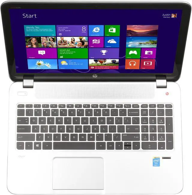 Alt view image 6 of 8 - HP Laptop ENVY Intel Core i7-4700MQ 12GB Memory 1TB HDD Intel HD Graphics 4400 15.6" Touch Screen Windows 8 64-bit 15-J053CL