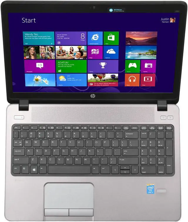 Alt view image 6 of 8 - HP Laptop ProBook Intel Core i3-4000M 4GB Memory 500GB HDD Intel HD Graphics 4600 15.6" Non-Touch Screen Windows 7 Professional 64-bit (with Win8 Pro License) 450 G1 (F2P37UT#ABA)