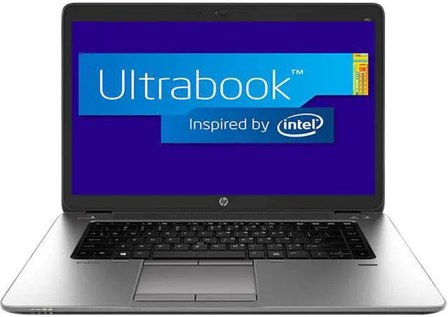Main image of HP Ultrabook EliteBook Intel Core i7-4600U 8GB Memory 180 GB SSD Intel HD Graphics 4400 15.6" Windows 7 Professional 64-bit (with Win8 Pro License) 850 G1 (E3W19UT#ABA)