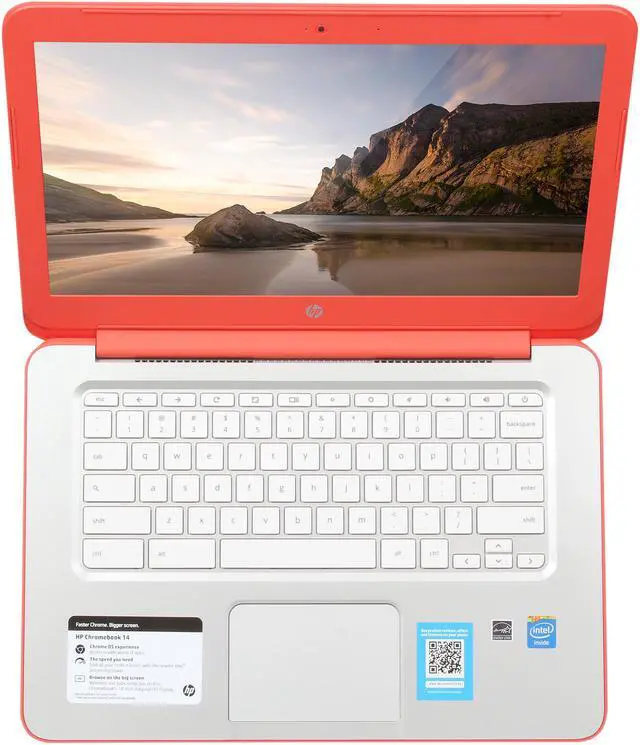 Alt view image 6 of 8 - HP Chromebook Intel Celeron 2955U 2GB Memory 16GB SSD 14.0" Chrome OS 14-q030nr