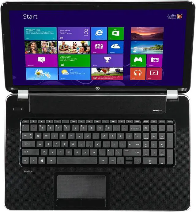 Alt view image 6 of 8 - HP Laptop Pavilion AMD A10-5750M 8GB Memory 750GB HDD AMD Radeon HD 8650G 17.3" Windows 8 64-Bit 17-e049wm