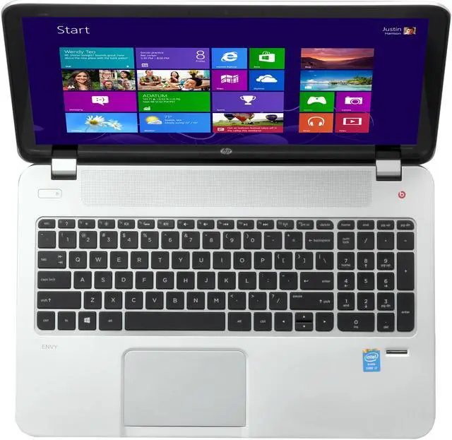 Alt view image 6 of 8 - HP Laptop ENVY Intel Core i7-4700MQ 12GB Memory 1TB HDD Intel HD Graphics 4600 15.6" Touch Screen Windows 8 64bit 15-J063CL