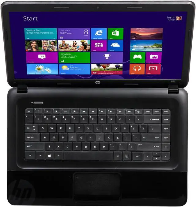 Alt view image 6 of 8 - HP Laptop Pavilion AMD E2-3000 1.65GHz 4GB Memory 500GB HDD AMD Radeon HD 8280 15.6" Windows 8.1 2000-2d80NR