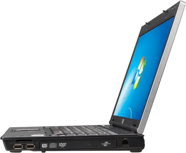 Alt view image 2 of 8 - HP Laptop Compaq Intel Core 2 Duo T7250 2GB Memory 80GB HDD 80 GB SSD 14.1" Non-Touch Screen Windows 7 Home Premium 6510b