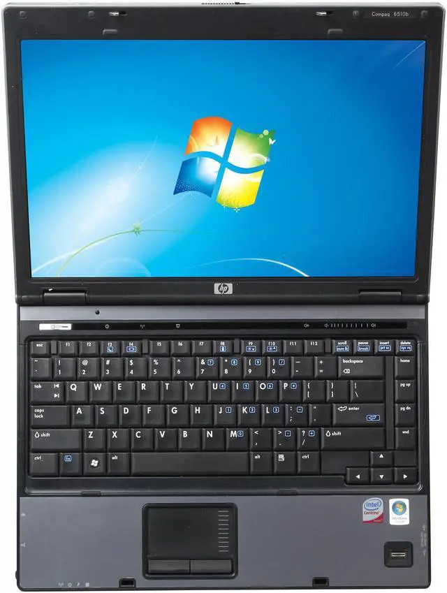 Alt view image 6 of 8 - HP Laptop Compaq Intel Core 2 Duo T7250 2GB Memory 80GB HDD 80 GB SSD 14.1" Non-Touch Screen Windows 7 Home Premium 6510b