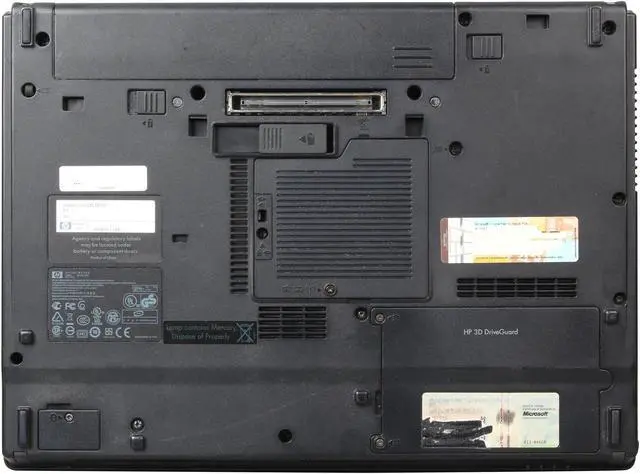 Alt view image 7 of 8 - HP Laptop Compaq Intel Core 2 Duo T7250 2GB Memory 80GB HDD 80 GB SSD 14.1" Non-Touch Screen Windows 7 Home Premium 6510b