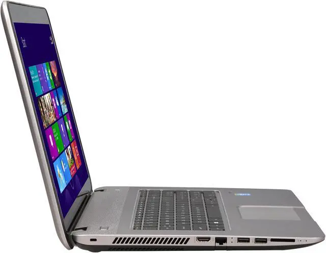 Alt view image 4 of 8 - HP Laptop ENVY TouchSmart 2.40GHz 8GB Memory 1TB HDD Intel HD Graphics 4600 17.3" Touch Screen Windows 8.1 64-bit M7-J120DX