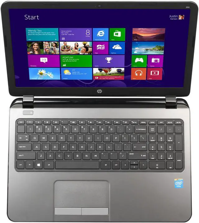 Alt view image 6 of 8 - HP Laptop 250 G3 Intel Celeron N2815 2GB Memory 320GB HDD Intel HD Graphics 15.6" Windows 8.1 64-bit G4U98UT#ABA