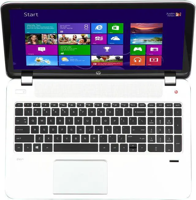 Alt view image 6 of 8 - HP Laptop ENVY 15 AMD A10-5750M 12GB Memory 1TB HDD AMD Radeon HD 8650G 15.6" Touch Screen Windows 8 64-Bit 15-j173cl