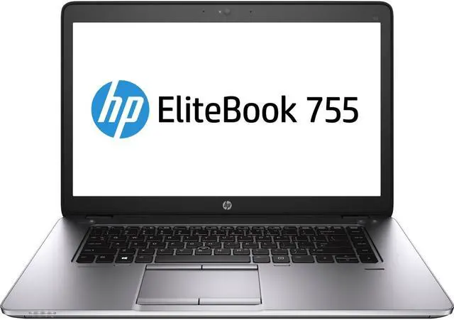 Main image of HP Laptop EliteBook AMD A10 Pro-7350B 2.10 GHz 4GB Memory 500GB HDD AMD Radeon R6 Series 15.6" Non-Touch Screen Windows 7 Professional 64-Bit / Windows 8 Pro downgrade 755 G2 (J5N85UT#ABA)