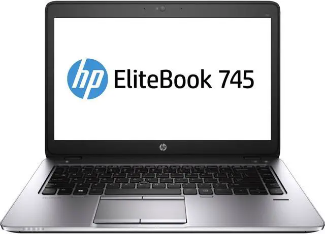 Main image of HP EliteBook 745 G2 14" LED Notebook - AMD A-Series A10 Pro-7350B Quad-core (4 Core) 2.10 GHz - Black, Silver