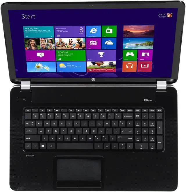 Alt view image 6 of 8 - HP Laptop AMD A10-5750M 8GB Memory 1TB HDD AMD Radeon HD 8650G 17.3" Windows 8.1 17-E119WM