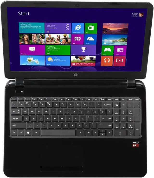Alt view image 6 of 8 - HP Laptop AMD A8-6410 4GB Memory 750GB HDD AMD Radeon R5 Series 15.6" Non-Touch Screen Windows 8.1 64-Bit 15-g012dx