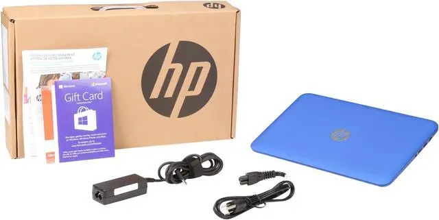 Alt view image 8 of 8 - HP Laptop Stream Intel Celeron N2840 2GB Memory 32 GB eMMC SSD Intel HD Graphics 11.6" Non-Touch Screen Windows 8.1 with Bing 11-d010nr
