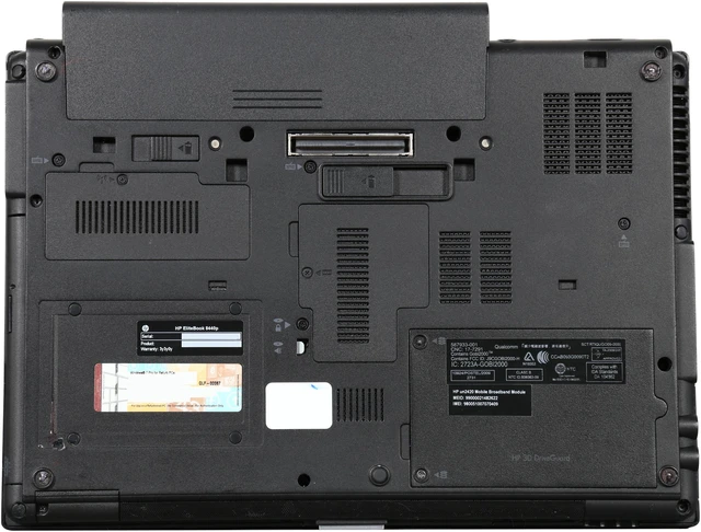 Alt view image 7 of 7 - HP EliteBook 8440P 14.1” Notebook Core i5 2.4GHz, 4GB RAM, 250GB HDD, DVD/CDRW, Win 7 Pro 64-Bit