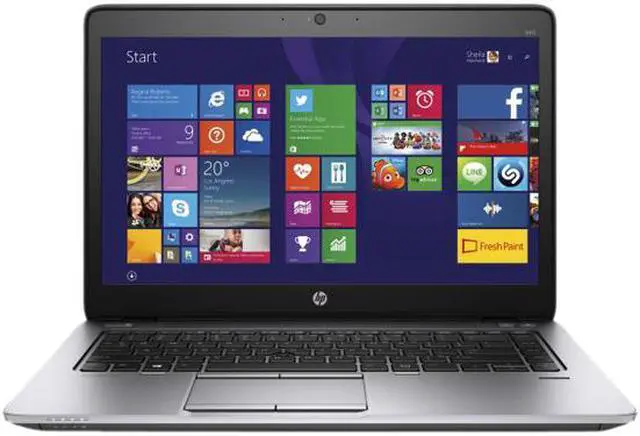 Alt view image 2 of 5 - HP EliteBook 840 G2 (L3Z75UT#ABA) Laptop - Intel Core i5-5200U 2.20 GHz 4 GB DDR3L 500 GB HDD Intel HD Graphics 5500 14" 1366 x 768 720p HD Webcam Windows 7 Professional 64-Bit