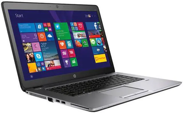 Alt view image 3 of 5 - HP EliteBook 850 G2 (L4A23UT#ABA) Laptop - Intel Core i5 5300U (2.30 GHz) 8 GB DDR3L 180 GB SSD Intel HD Graphics 5500 15.6" 1366 x 768 720p HD webcam Windows 7 Professional 64-Bit