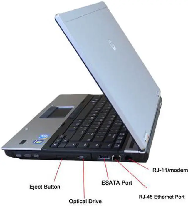 Alt view image 3 of 4 - HP Grade A Laptop EliteBook 8440P Intel Core i5 1st Gen 520M (2.40 GHz) 4 GB Memory 250 GB HDD Intel HD Graphics 14.1" Windows 7 Professional 64-Bit