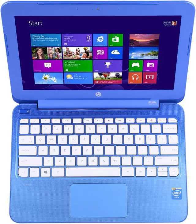 Alt view image 6 of 8 - HP Laptop Stream Intel Celeron N2840 2GB Memory 32 GB eMMC SSD Intel HD Graphics 11.6" Non-Touch Screen Windows 8.1 with Bing 11-d010nr