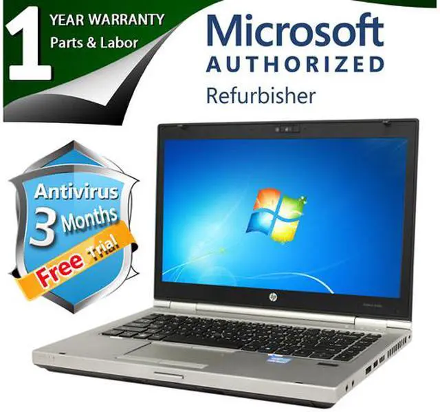 Main image of HP Grade A Laptop EliteBook 8460P Intel Core i5 2nd Gen 2520M (2.50 GHz) 4 GB Memory 320 GB HDD Intel HD Graphics 3000 14.0" Windows 7 Professional 64-Bit