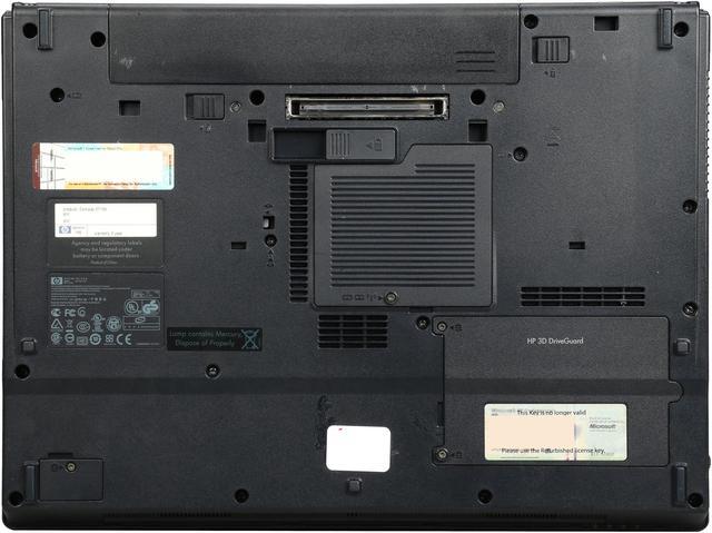 Alt view image 8 of 8 - HP 6715B 15.5" Notebook with AMD Turion 64 X2 1.90Ghz, 2GB RAM, 80GB HDD, DVD-CDRW, Windows 7 Home Premium 32 Bit (Microsoft Authorized Refurbish) w/1 Year Warranty