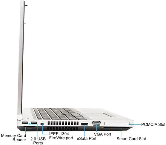 Alt view image 4 of 4 - HP EliteBook 15.6" Intel Core i3-2310M 4GB Memory Windows 10 Pro 64-Bit 8560P