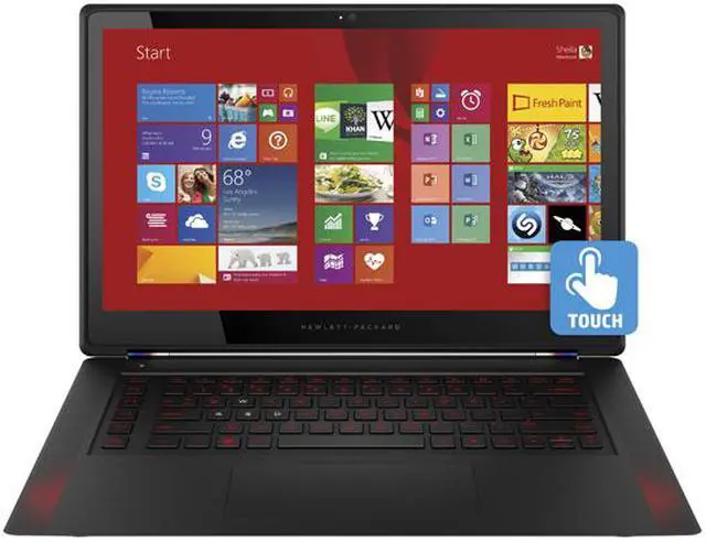 Alt view image 2 of 7 - HP OMEN - 15.6" NVIDIA GeForce GTX 960M - Intel Core i7-4720HQ  - 8GB Memory - 256 GB SSD - Windows 10 Home 64-Bit - Gaming Laptop - IPS (15-5210nr )