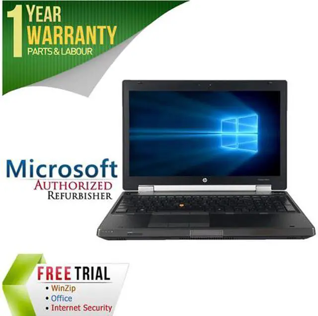 Main image of HP Grade A Laptop EliteBook 8560W Intel Core i5 2520M (2.50 GHz) 8 GB Memory 500 GB HDD Discrete Video Card 15.6" Windows 7 Professional 64-Bit