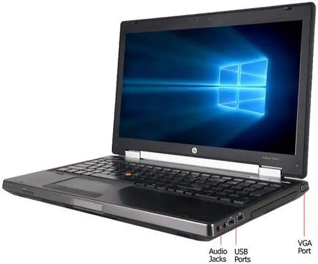Alt view image 3 of 4 - HP Grade A Laptop EliteBook 8560W Intel Core i5 2520M (2.50 GHz) 8 GB Memory 500 GB HDD Discrete Video Card 15.6" Windows 7 Professional 64-Bit