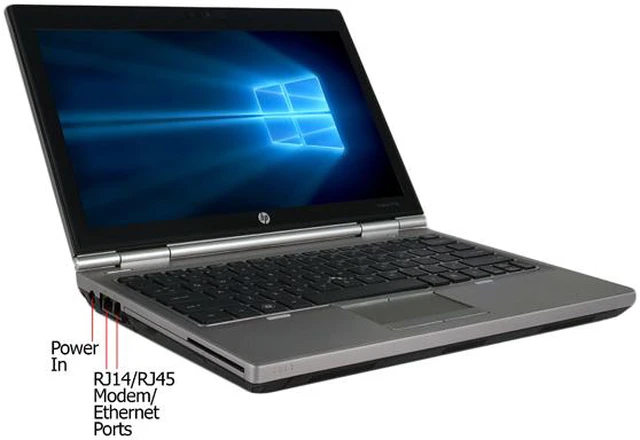 Alt view image 2 of 4 - HP Grade A Laptop EliteBook 2570P Intel Core i5 3rd Gen 3210M (2.50 GHz) 8 GB Memory 500 GB HDD 12.5" Windows 7 Professional 64-Bit