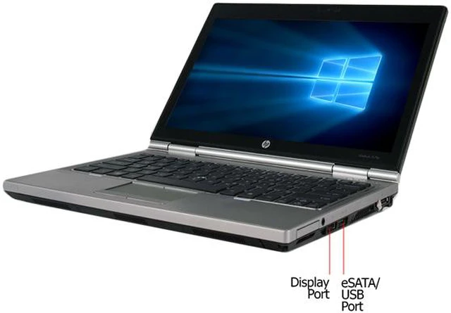 Alt view image 3 of 4 - HP Grade A Laptop EliteBook 2570P Intel Core i5 3rd Gen 3210M (2.50 GHz) 8 GB Memory 500 GB HDD 12.5" Windows 7 Professional 64-Bit