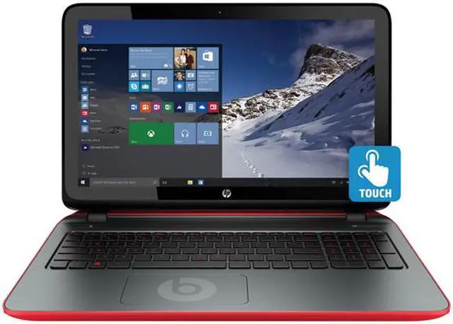 Alt view image 2 of 3 - HP Beats Special Edition Bilingual Laptop AMD A10-7300 8GB Memory 1TB HDD AMD Radeon R6 Series 15.6" Touch Screen Windows 10 Home 15-p390nr