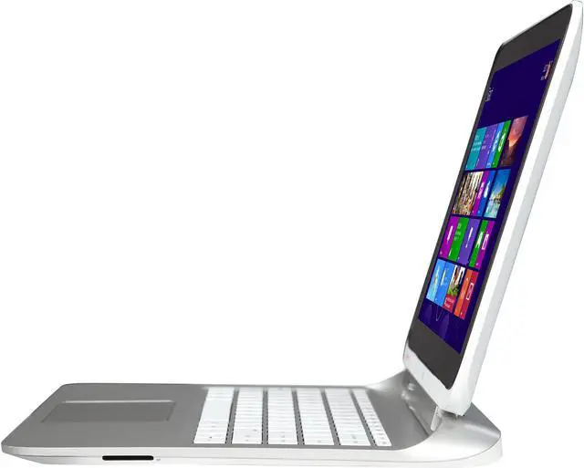 Alt view image 3 of 11 - HP Split x2 13-r010dx 2-in-1 Ultrabook Intel Core i3 4012Y (1.50 GHz) 500 GB + 8 GB SSHD Intel HD Graphics 4200 Shared memory 13.3" Touchscreen Windows 8.1 64-Bit