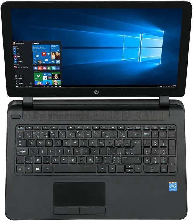 Alt view image 8 of 10 - HP 15.6" Intel Celeron N2840 4GB Memory Windows 10 Home 15-f018ca