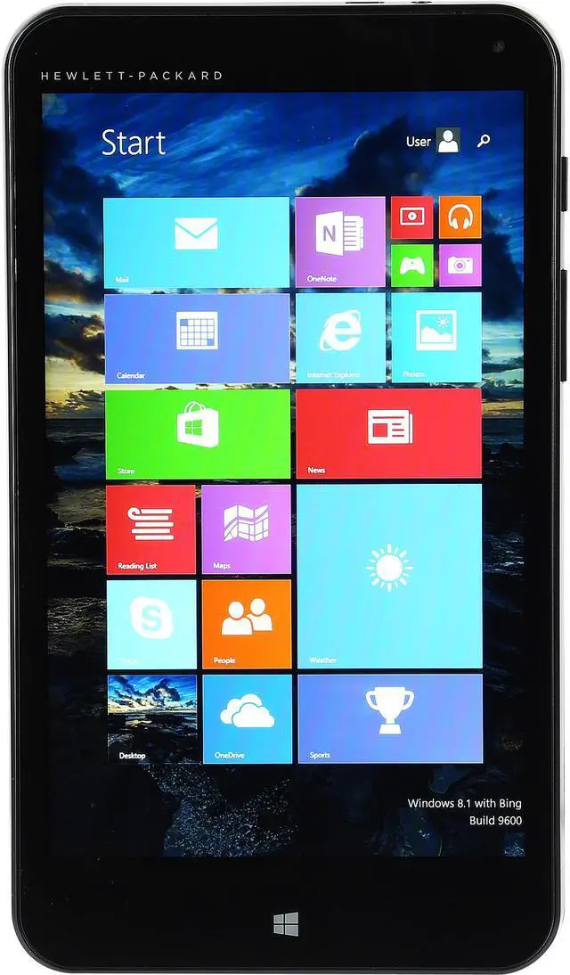 Main image of HP Stream 7 5709 (K4F53UA) Intel Atom Z3735G (1.33 GHz) 1 GB Memory 32 GB eMMC 7.0" 1280 x 800 Tablet Windows 8.1 With Bing Black (Certified Refurbished, Grade A)