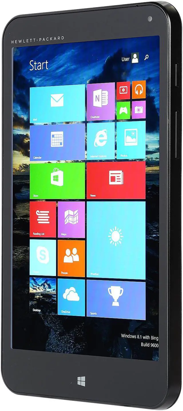 Alt view image 2 of 8 - HP Stream 7 5709 (K4F53UA) Intel Atom Z3735G (1.33 GHz) 1 GB Memory 32 GB eMMC 7.0" 1280 x 800 Tablet Windows 8.1 With Bing Black (Certified Refurbished, Grade A)