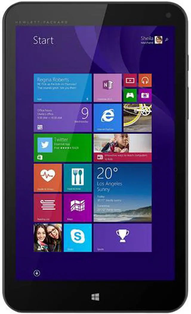 Main image of HP Stream 8 5909 (K4F56UA) Intel Atom Z3735G (1.33 GHz) 1 GB Memory 32 GB eMMC 8.0" 1280 x 800 Tablet Windows 8.1 With Bing Black (Certified Refurbished, Grade A)
