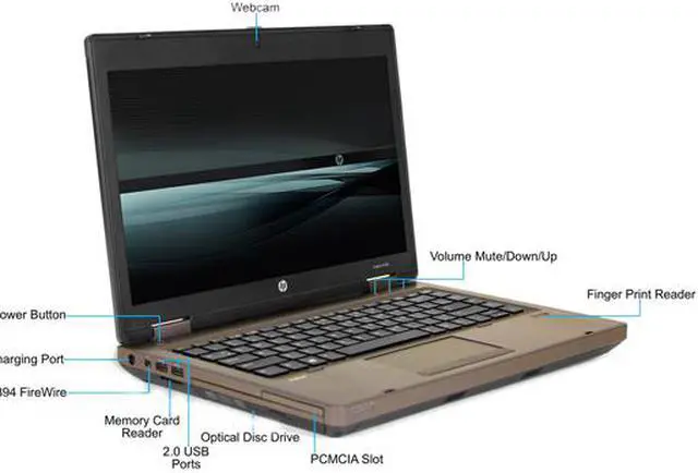 Alt view image 2 of 4 - HP ProBook 14.0" Intel Core i5-3320M 4GB Memory 128GB SSD Windows 10 Pro 64-Bit 6470B