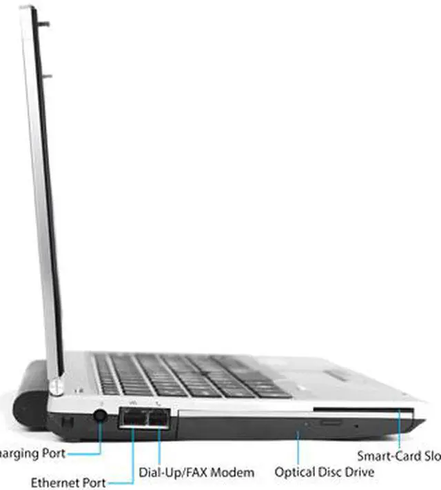 Alt view image 3 of 4 - HP Laptop EliteBook 2560P Intel Core i7 2nd Gen 2620M (2.70 GHz) 16 GB Memory 256 GB SSD Intel HD Graphics 3000 12.5" Windows 10 Pro 64-Bit