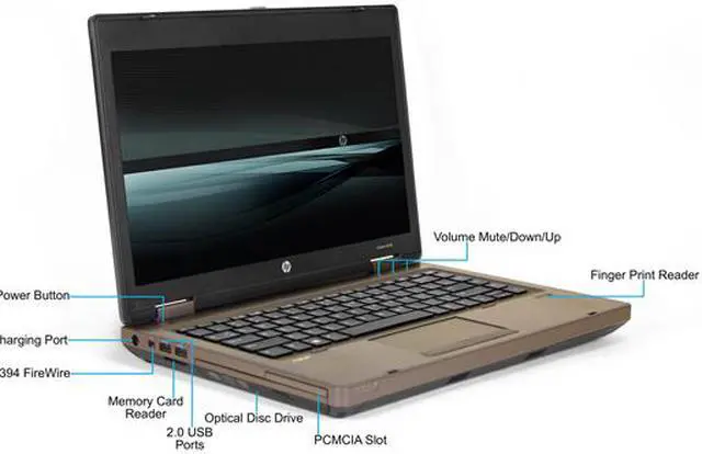 Alt view image 2 of 4 - HP Grade A Laptop 6470B Intel Core i5 3210M (2.50 GHz) 8 GB Memory 256 GB SSD 14.0" Windows 10 Pro 64-Bit