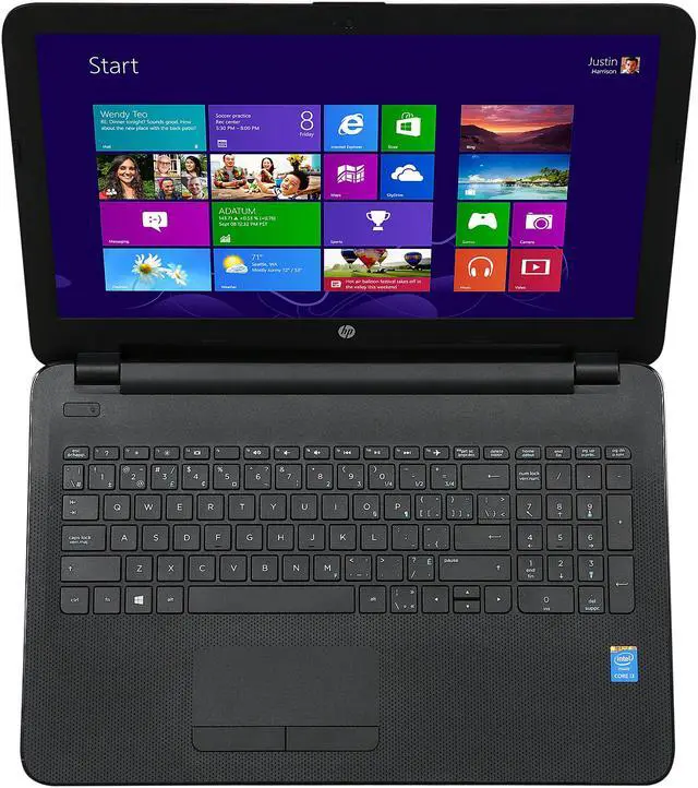 Alt view image 7 of 9 - HP Laptop Intel Core i3-5010U 8GB Memory 1TB HDD Intel HD Graphics 5500 15.6" Non-Touch Screen Windows 8.1 64-Bit 15-ac048ca