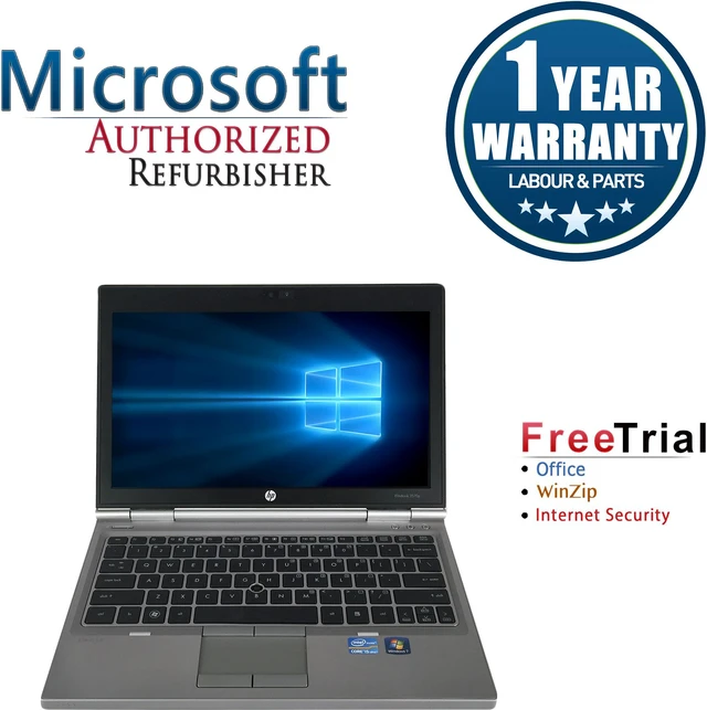Main image of HP EliteBook 12.5" Intel Core i5-3210M 8GB Memory Windows 10 Pro 2570P