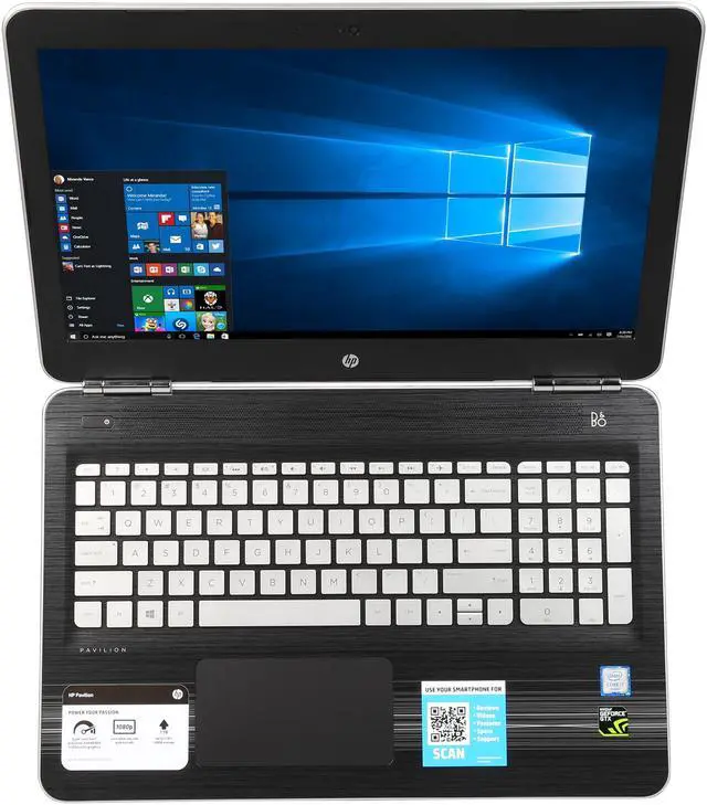 Alt view image 6 of 8 - HP Pavilion - 15.6" NVIDIA GeForce GTX 960M - Intel Core i7-6700HQ - 16GB Memory - 128 GB SSD - Windows 10 Home - Gaming Laptop - IPS (15-bc067nr )