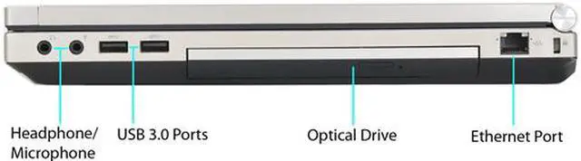 Alt view image 3 of 4 - HP Laptop - C Grade EliteBook Intel Core i7-3720QM 8GB Memory 128 GB SSD 15.6" Windows 10 Pro 64-Bit 8570P