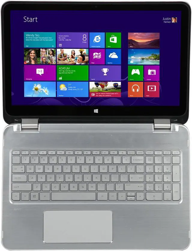 Alt view image 6 of 8 - HP Laptop ENVY Intel Core i5-4210U 8GB Memory 750GB HDD 15.6" Touch Screen Windows 10 Pro 15-U010DX X360