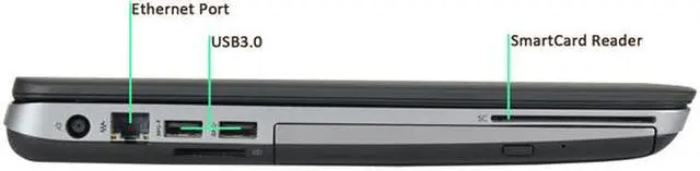 Alt view image 4 of 4 - HP Grade A Laptop 640 G1 Intel Core i5 4th Gen 4300M (2.60 GHz) 8 GB Memory 240 GB SSD 14.0" Windows 10 Pro 64-Bit